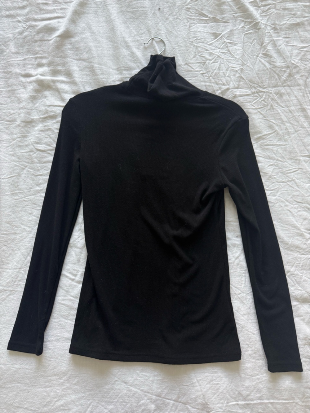 Black turtle neck shirt